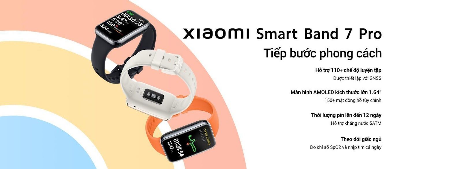Xiaomi bán Smart Band 7 Pro giá 1,9 triệu đồng